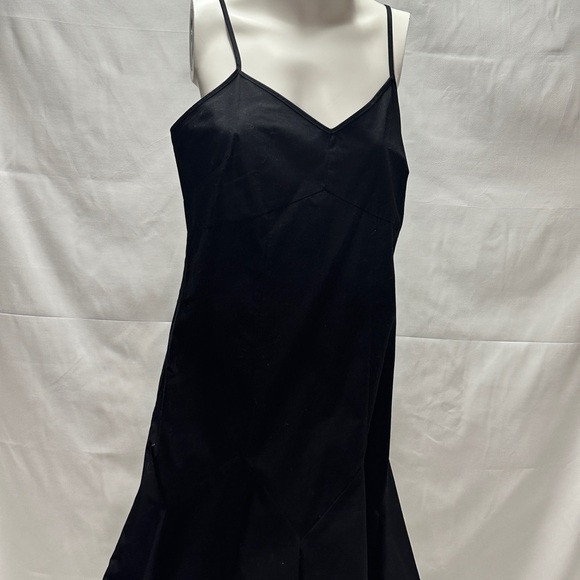 Derek Lam 10 Crosby 2 Piece Black Leather Tank over Spaghetti Strap Under Dress - Picture 5 of 11